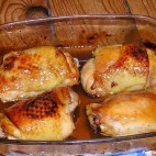 Cuisses de poulet au miel