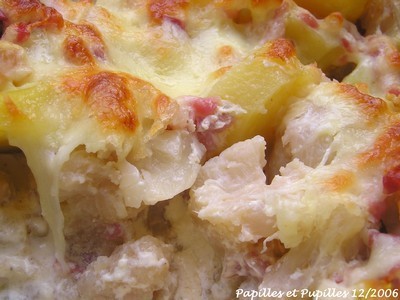 Image Papilles et Pupilles - Gratin de chou fleur et pommes de terre