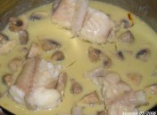 Blanquette de lotte au safran