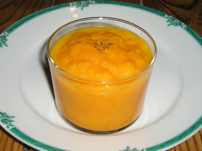soupe de carottes à l