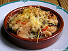 Index – Entrées pour bien démarrer le repas Cassolettes gratinées de Saint Jacques, crevettes et saumon