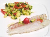 Filet de poisson sauce fraîcheur Filets de poisson sauce fraicheur de Mercotte