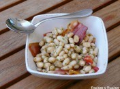 488a72363c76bd25139b364716bde639 Salade de haricots blancs et ventrèche grillée