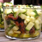 Tartare de courgettes crues