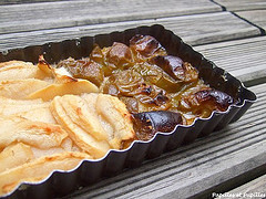Tarte aux Reine claudes Tarte prunes, pommes et abricots