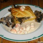 Feuilletés forestiers aux écrevisses