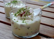 Verrines au saumon fumé et à la Ricotta Verrines au saumon fumé et à la Ricotta