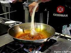 Préparation de la sauce aigre douce