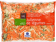 Julienne de légumes