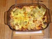 Gratin de saumon aux poireaux Gratin de saumon et poireaux