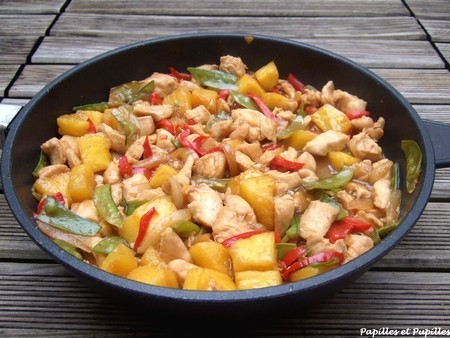 Poulet à l’ananas Poulet à l