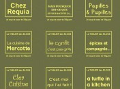 Tablier des blogs Du tofu à paillettes, une bûche chocorange, des cadeaux gourmands … et un tablier Papilles et Pupilles à gagner !