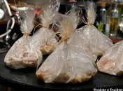 Papillotes de daurade à la citronnelle et au lait de coco