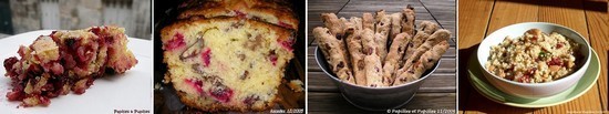 Recettes de Papilles et Pupilles avec des Cranberries