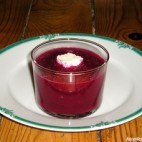 Crème de betteraves au Boursin