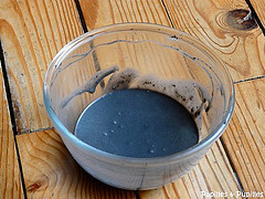 Ganache au sésame noir
