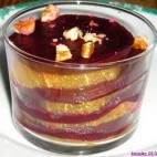 Salade d'oranges et betteraves en carpaccio