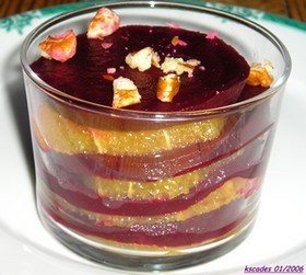 Salade d oranges et betteraves en carpaccio