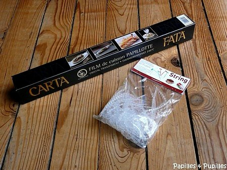 Papillotes de daurade à la citronnelle et au lait de coco Papier Carta Fata