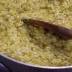 Risotto aux poires et au safran