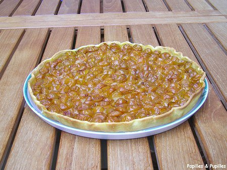 Image Papilles et Pupilles - Tarte aux mirabelles