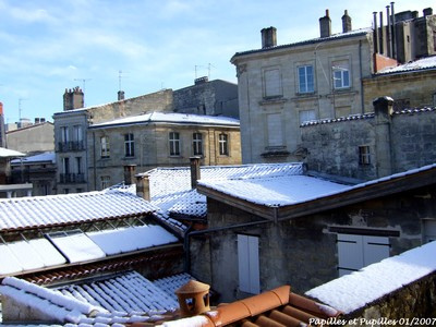 Bordeaux sous la neige Bordeaux sous la neige