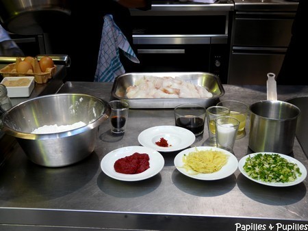 Ingrédients pour Filet de lotte croustillant à l