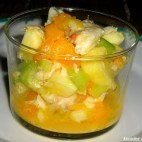 Salade récup restes de poisson
