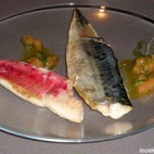 Filets de rougets et maquereaux rôtis
