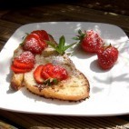 Pain perdu aux fraises