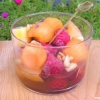 Méli Mélo framboises nectarines melon