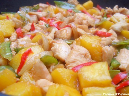 Poulet à l’ananas Poulet à l