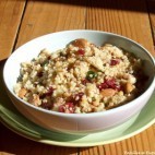 Boulghour aux cranberries, amandes et graines de tournesol – Trish Deseine