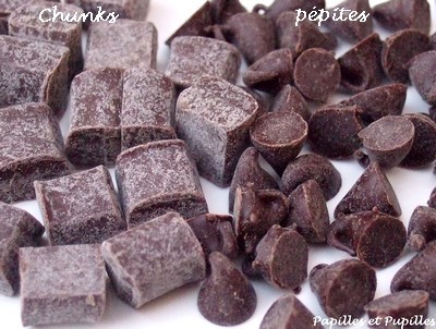 chunks de chocolat