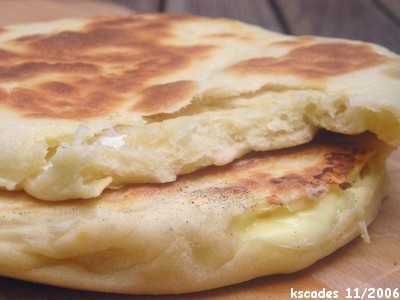 Cheese naans Image Papilles et Pupilles - Cheese naans