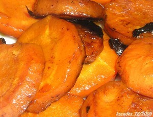 Carottes braisées au jus d'oranges