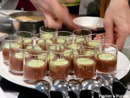 Velouté de betterave et mayonnaise végétale persillée
