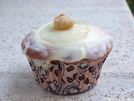 Image Papilles et Pupilles - Cupcakes miel, raisins secs et mascarpone