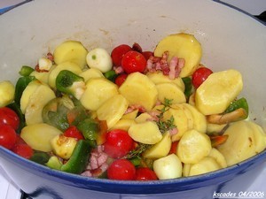 Quasi de veau aux légumes