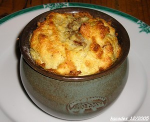 Soufflé aux cèpes