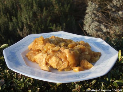Tajine de veau aux oignons, miel et safran