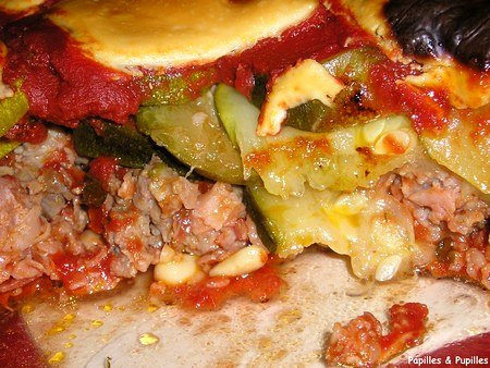 Image Papilles et Pupilles - Courgettes façon Moussaka