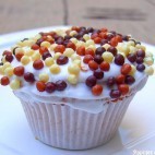 Cupcakes au café et aux perles de chocolat