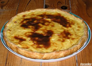 Flan pâtissier ou Tarte au flan Flan pâtissier - Tarte au flan