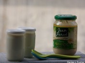 Yaourts à la purée d'amandes blanches Yaourts à la purée d’amandes blanches