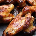 Chicken wings caramélisés au miel et à l’orange