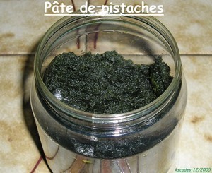 Pâte de pistaches