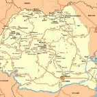 Carte de la Roumanie