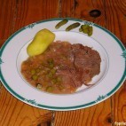 Langue de boeuf sauce piquante