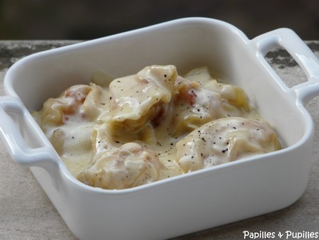 Ravioles de Gambas au gingembre